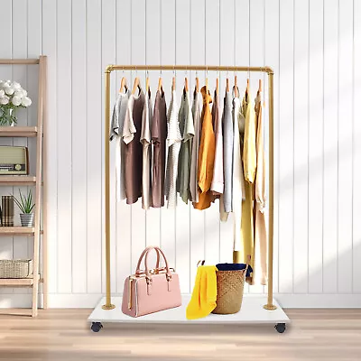 Durable Using Women Clothing Store Garment Retail Display Metal Rack For Clothes • $98.80