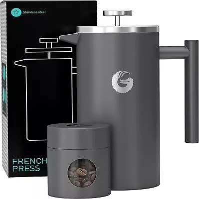 Coffee Gator Cafetiere - 1 Litre French Press Coffee Maker Large Capacity • £15.99
