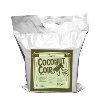 Viagrow Coconut Coir Block Of Soilless Media 11 Lb. (5KG) • $21.99