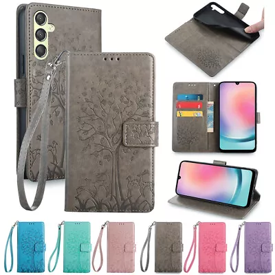 Wallet Flip Case Stand Cover For Samsung Galaxy A8+ A8 A5 2018 Note 8 J7+ J5+ S8 • $12.09