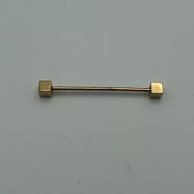 Vintage Signed Swank Gold Tone Tie Tac Bar   E8 • $5.95