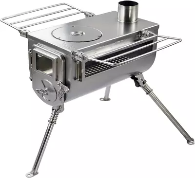 Woodlander Double-View Medium Tent Stove | Portable Wood Burning Tent Stove For  • $548.99