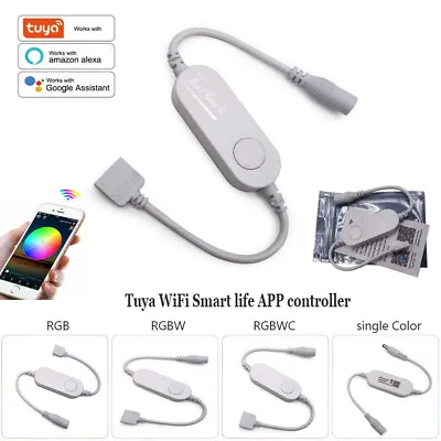 TUYA WiFi Smart Life APP Dimmer Controller RGB RGBW RGBWC CCT For LED Strip • $6.35