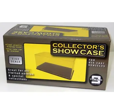 Triple 9 43000 Stackable Display Case For 1:43 Scale Model Cars FREEPOST • £8.95