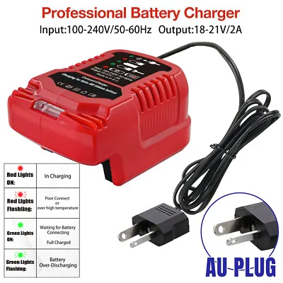 AU Plug Battery Charger For Ozito 18V Li-ion Battery For Cordless Tools Battery • $31.34