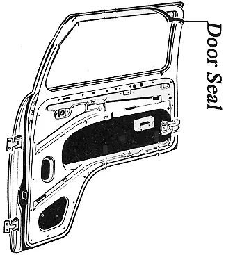 VW Vintage Parts Door SealLeft  Side Only Bus ' 68 - ' 79  Brasil • $18.60