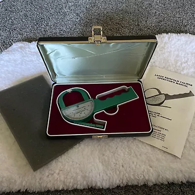 Vintage Lange Skinfold Caliper Hard Case Instrucion Manual EUC Cond • $99