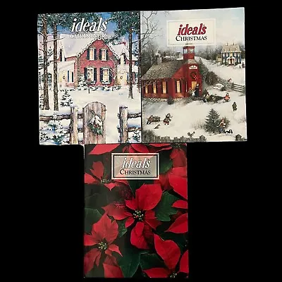 Ideals Magazines Christmas Winter Vintage USA Lot Of 3 2002 2003 2004 Bundle • $9.99