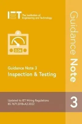 £33.78 • Buy Guidance Note 3: Inspection & Testing 9781839532368 | Brand New