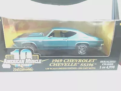 Ertl American Muscle1969 Chevrolet Chevelle SS 396 1.18 • $61
