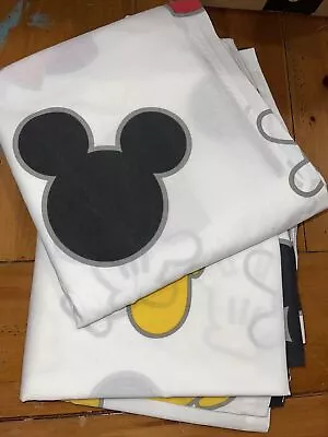 Vintage Disney Mickey Mouse Body Parts Curtain Panels (2 Pieces)  Rare! • $30