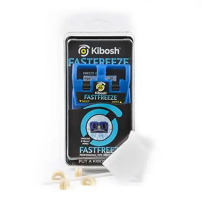 £18.99 • Buy Kibosh FASTFREEZE 15mm / 1/2  Pipe Repair Clamp (8-16mm)