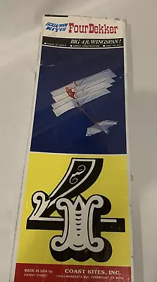 Vintage/ HTF Squadron Kites Four Dekker 4 Foot Coast Kite • $50