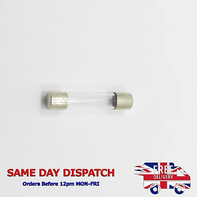Quick Acting Glass Fuse Tube Electrical  Fast Blow 0.2-30A Amp 6x30mm 250V Volt • £3.09