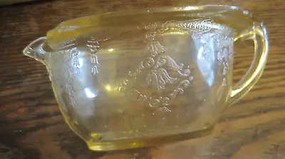 AMBER/YELLOW Federal Vintage Depression Glass GRAVY BOAT Madrid Pattern • $28