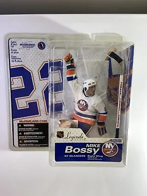 Mike Bossy In White Jersey NY Islanders NHL McFarlane Legends Series 2 Figure • $97.27