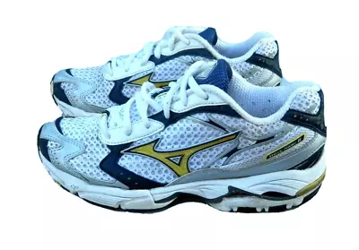 Mizuno Volleyball Shoes Women's Size 7 Wave Rider 8 Sports Ladies White Lace Up. • $28.02