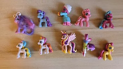 My Little Pony Mini Play Figures Bundle Of 10 Different Good Condition  • £15