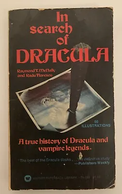 IN SEARCH Of DRACULA By McNally/ Florescu :A True History Vampire Legend 1974 PB • $9.95