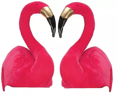 2 Pack Adult Pink Flamingo Hat Tropical Bird Theme Beach Party Costume Accessory • $24.55