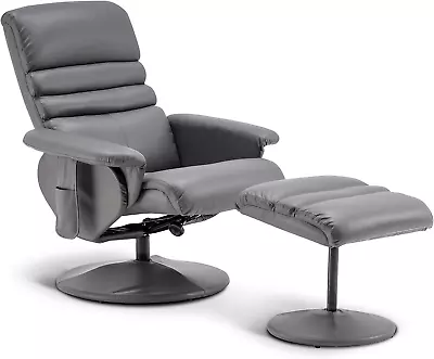 Recliner With Ottoman Reclining Chair With Massage 360 Swivel Living Room Chai • $346.99