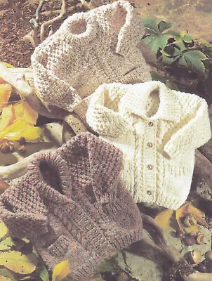 £1.99 • Buy Knitting Pattern Toddlers Girls & Boys Childrens Chunky Jackets & Tunic 22-34