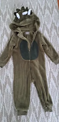 Baby Boy Girl Fleece Pramsuit Romper Winter All In One 12-18 Months • £4