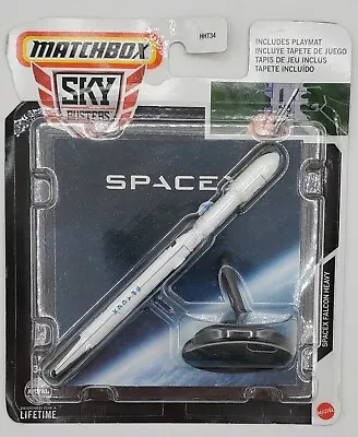 NEW -  SPACEX FALCON HEAVY VHTF  - 2023 MATCHBOX 70 YEARS SKY BUSTERS W/Playmat • $20