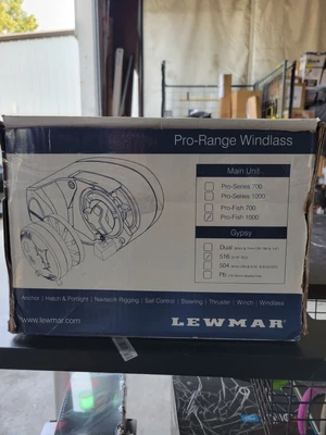 $650 • Buy LEWMAR Pro Range Windlass