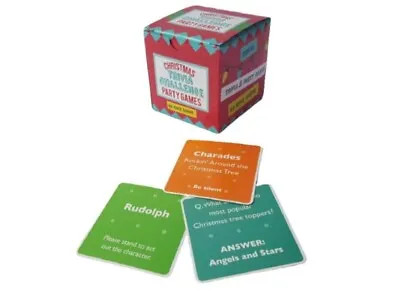 Christmas Table Trivia Charades Challenge Party Game 3 Game In 1 Family 50 Cards • £4.65