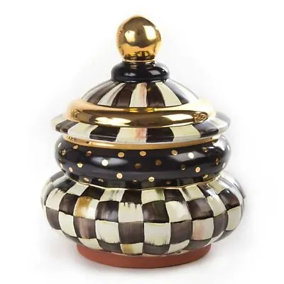 MacKenzie-Childs * Courtly Check Groovy Canister • $395