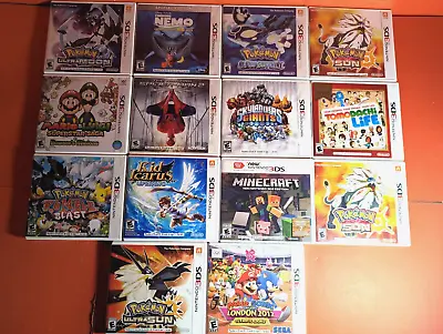 $43 • Buy Mix Nintendo 3DS Titles All The Games From Good To Very Good Condition Tested