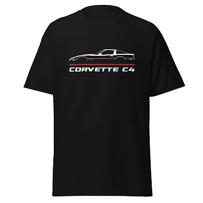 Premium T-shirt For Chevrolet Corvette C4 1984-1990 Enthusiast Gift • $19.95