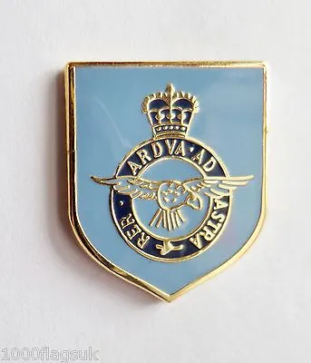 RAF Royal Air Force Crest Shield Pin Badge - MOD Approved - M20 • £6.75