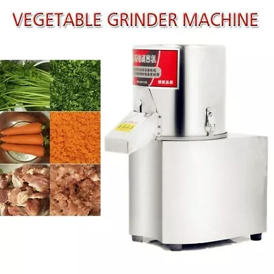 110V Electric Vegetable Chopper Stainless Steel Cutter Commercial Food Processor • $155.99