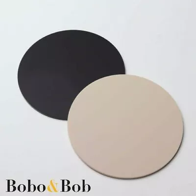 Acrylic Round Neutral Coasters - Simple & Modern - Home / Bar / Dining • £2.15