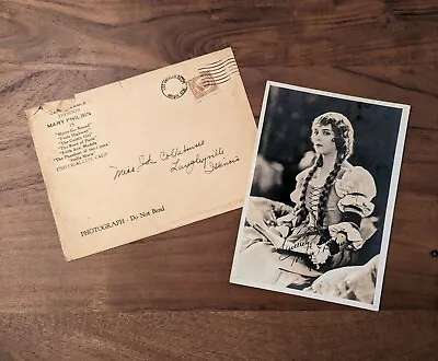 1925 MARY PHILBIN Silent Film PHANTOM OF  THE OPERA Promotional Photo & Envelope • $69.99