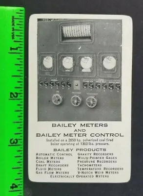 Vintage 1929 Bailey Meter Co. Cleveland Ohio Celluloid Pocket Calendar • $24