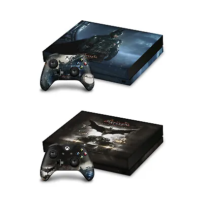 Official Batman Arkham Knight Graphics Vinyl Skin Decal For Xbox One X Bundle • $54.95