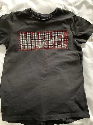 £0.99 • Buy Boys Marvel Tshirt Age 7-8 Years