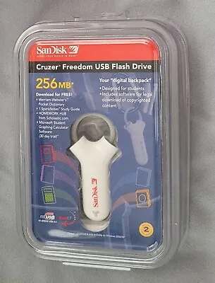 NEW San Disk Cruzer Freedom USB Flash Drive  256MB (Windows 2000/XP Only) • $30