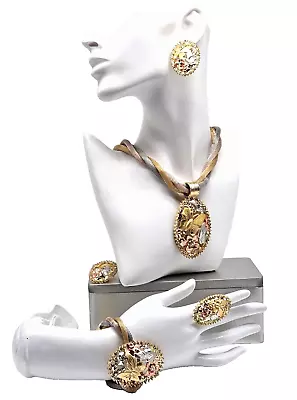 African Jewelry Dubai Gold Plated Jewelry Set Women Wedding Bridal 101 • $26.95