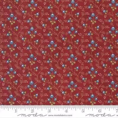 Moda UNION SQUARE 14953 12 Red Quilt Fabric By The Yard Minick & Simpson. • $11.75