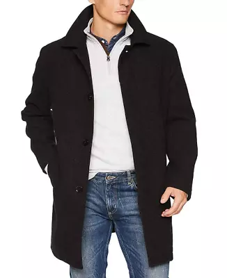 Mens Single Breasted Long Wool Coat For  • $229.99