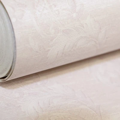 £6.95 • Buy Soft Subtle Lilac Blush Pink Damask Wallpaper Luxury Vinyl Retro Traditional