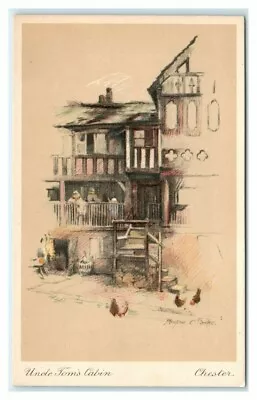 Uncle Tom's Cabin Chester England UK Artist Drawn Marjorie C. Bates Postcard  • £5.76