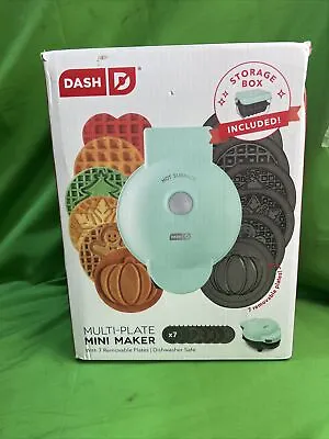 Dash Multi-Plate Mini Waffle Maker With 7 Interchangeable Plates Holiday (br30) • $45