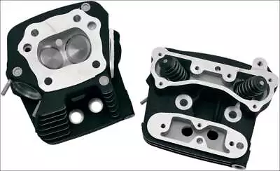 S&S Cycle Black Cylinder Heads For Evolution EVO W/ Stock Style Pistons 84-99 • $1368.30