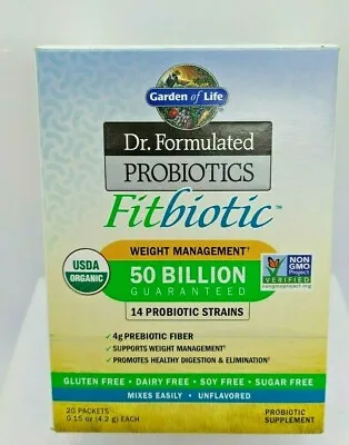 $29.99 • Buy Garden Of Life Probiotics Fitbiotic Weight Management 20pk Exp 2024+ #8330