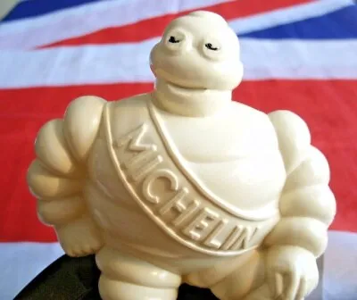 One Vintage Art Deco Bakerlite Michelin Man Ashtray Very Clean & Collectable   • £145.75